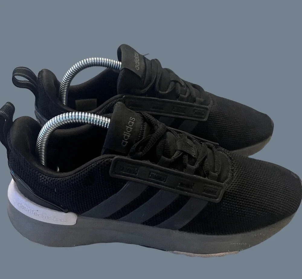 WOMEN'S SIZE 8- ADIDAS TR21 Racer Running Shoes, Cloud Foam Super, Black